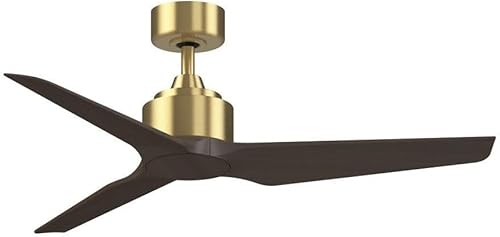 Miniatura 10 de Fanimation TriAire Custom - Ventilador de techo de 3 aspas, 12.42 pulgadas de alto y 48 pulgadas de ancho, acabado blanco mate, color blanco mate