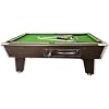 7ft Pool Table Coin Operated Billiard Table Green Felt - Competition