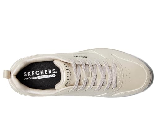 Skechers Femme Uno Galactic Gal Shoes, Off White Duraleather Jersey, 39 EU