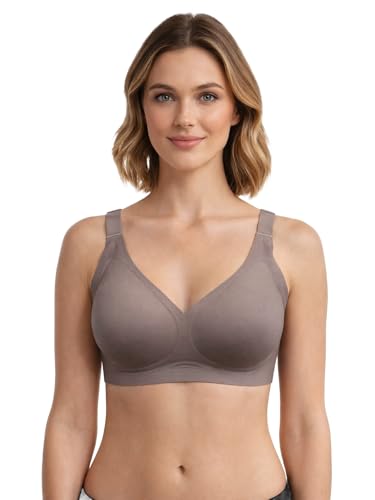 Image of Viola's Secret 6 Pack of Color Print T-Shirt Bras B Cup C Cup and D Cup