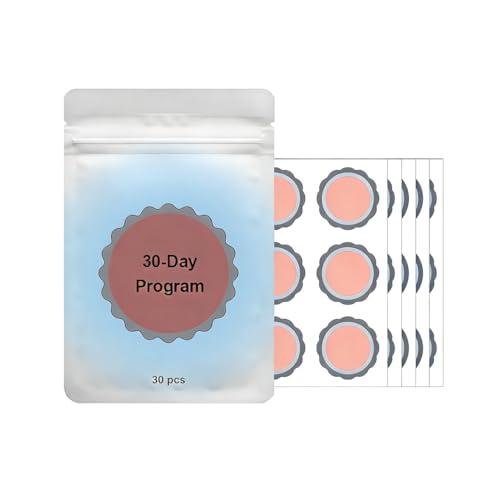 Abnehmpflaster, 30 Stück Abnehmpflaster, Metabalance Patch, Slimming Patch, Abnehmen Schnell Fettverbrenner, Für Stoffwechselgleichgewicht, Sanfte Beruhigung für Alle Körpertypen