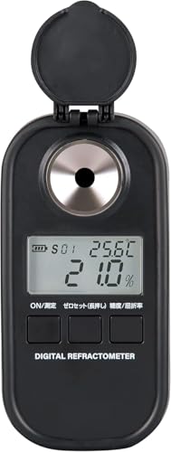 デジタル糖度計 0~93% 防塵 遮光タイプ