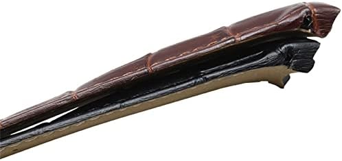 Curved End Genuine Leather Watchband 22mm 23mm 24mm Men's watch wristband black / brown watch strap