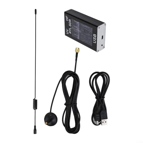 FABULETTA HF VHF UHF Tuner RTL Receiver 100KHz-1.7GHz R820T2 RTL2832U Dongle Software Defined Radio for Ham Scanner NOAA ADS-B Tool