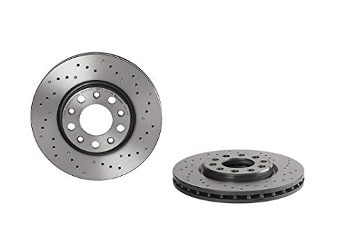 Brembo Xtra 09.A721.1X - Disco Freno Forato Anteriore, Set di 2