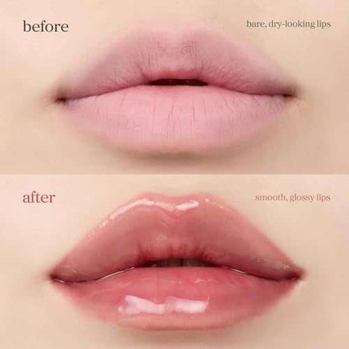 Image of NOONI Korean Lip Oil - Appleginseng | Lip Stain, Long-Lasting, Moisturizing, Plumping, Revitalizing for Dry Lips, Waterproof, No Peel Off, Korean Lip Tint, Stocking Stuffers, Cute Things, 0.12 Fl Oz