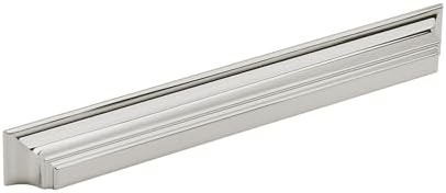 Signature Hardware 954048-O-81316 Gilderoy 8-13/16 Inch Center to Center Cup Cabinet Pull - Polished Nickel