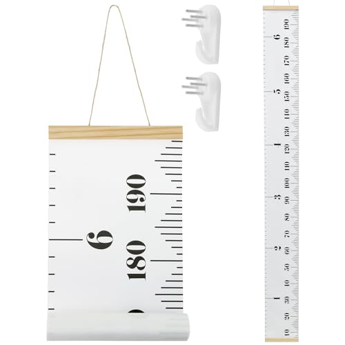 ZJRDYYK Kids Growth Chart Wall Hanging, Children Height Growth Chart Wall, Measuring Wall Height Chart, Baby Growth Height Chart Hanging Ruler, Kids Growth Chart Ruler