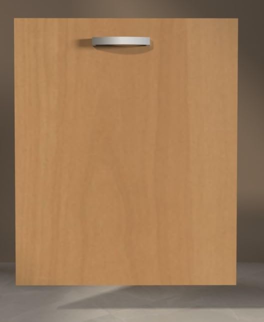 Anta per mobili in Legno nobilitato Compresa di Maniglia e Cerniere 72X45 FAGGIO
