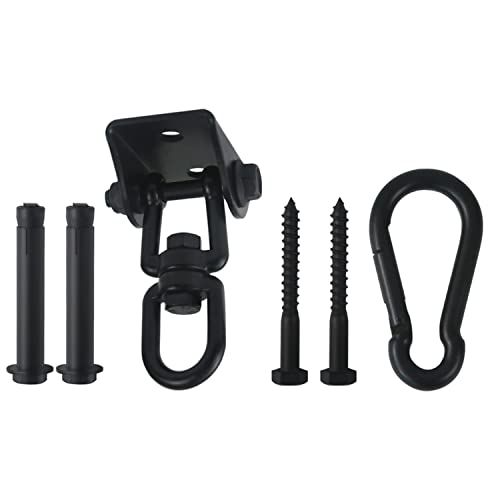 HOMPER Heavy Duty Swing Hangers 450KG Capacity SUS304 Stainless Steel 360° Rotate Hanging Kit Suspension Hooks with Bolt for Concrete Wooden Sets Yoga Hammock Chair Sandbag Sets