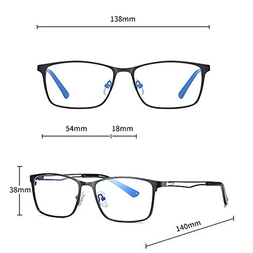 Mincl Transition Photochromic Bifocal Reading Glasses For Mens,Square Clear Uv Protection Sunglasses Readers 0 thumb #7