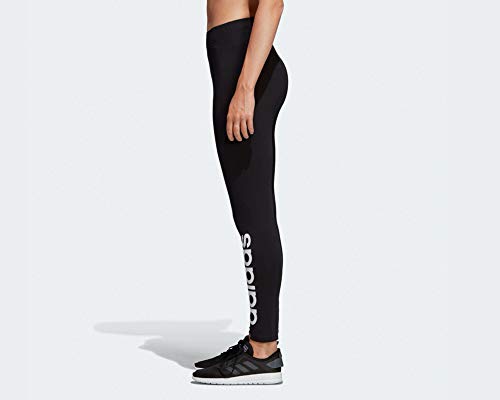 adidas Damen Essentials Linear Tights, Black/White, M - 4