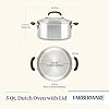 Farberware Brilliance Dutch Oven Pot with Lid, 5 Quart, Stainless Steel #1