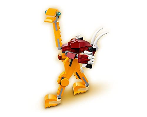 Image of LEGO 31112 Creator 3 in 1 Wild Lion, Ostrich, Warthog, Animal Figurines Toy for Children from 7 Years