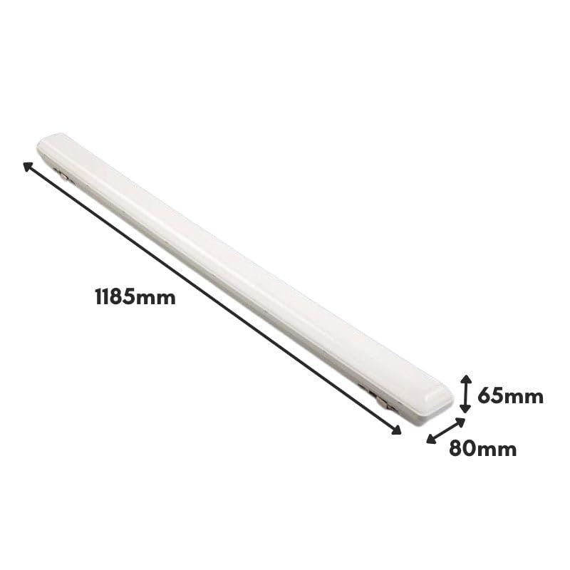 Regleta solar LED 120 cm 18 W IP65 CCT (panel solar + mando a distancia)
