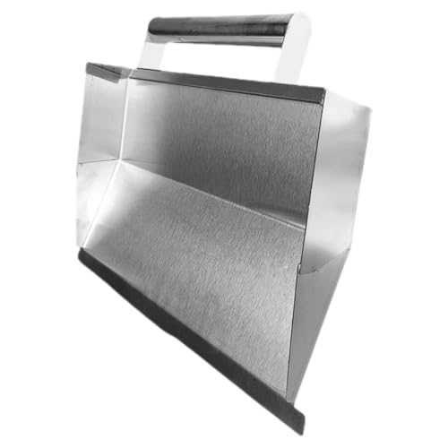 FIXOSHEE Llana de Hormigón de Acero Inoxidable 1 Pieza Herramienta Manual para Enlucir y Acabado de Paredes Interiores Paleta de Albañilería Multifuncional para Alisado y Pintura