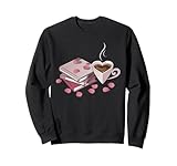 Valentine Coffee Lover Heart Coffee Book lover