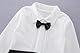 Lito Angels Smoking Strampler Bodys Einteiler Gentleman Hochzeit Anzug mit Blazer für Baby Jungen Größe 3-6 Monate 68, Schwarz (Tag-Nummer 70)