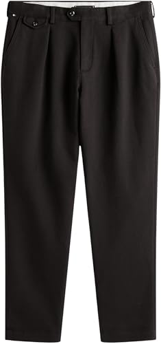 Tommy Hilfiger Herren Stoffhose Harlem Brushed Twill Tapered Fit, Schwarz (Black), 38W/36L – Ansicht 5
