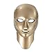 Produktbild CGBF-LED Gesichtsmaske Beauty Mask Lichttherapie 7 Farben Akne Verblasst Akne Marks Entfernen Sie Augenringe und Feine Linien Whitening Haut Anti-Aging-Schrumpfen Poren-Maske,Gold