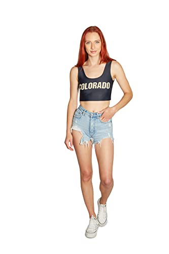 Image of Lojobands Women's College Gameday Outfit Tank Top Tailgate Crop Top One Size Fits Most