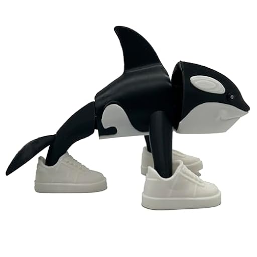 Genérico Orcalero Orcala – Figura Articulada XL 11x16cm - Coleccionable Memes Brainrot Italianos - Orca con 3 Patas y Zapatillas - Brain Rot Memes Italianos - Capuccinno Asesino - Tralalero Tralara | Ya disponible en tu tienda friki favorita! En mundofriki.es!