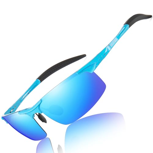 DUCO Mens Sports Polarized Sunglasses UV Protection Sunglasses for Men 8177s