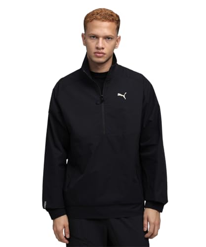 Image of PUMA , Men, PUMATECH Half-Zip Crew, Black, L (63210101)
