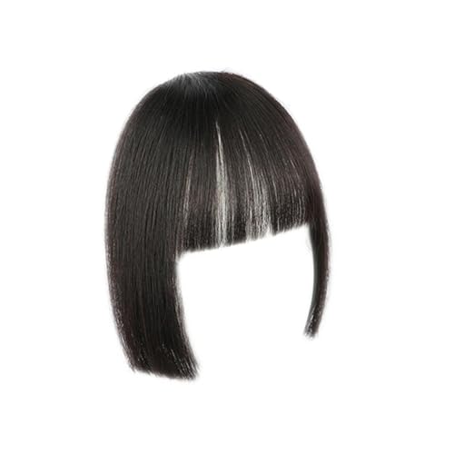 Frange a Clip Cheveux fausse frange naturelle assortie avec coupe princesse plate