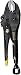 Produktbild Stanley FatMax Gripzange / Feststellzange (250 mm, gebogene Backen, TRULOCK-Zugmechanismus für kontrolliertes Lösen, induktionsgehärtete Greifflächen, justierbare Spannkraft) FMHT0-74886