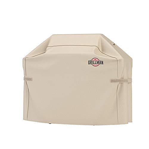 NettyPro Copertura Impermeabile Per Barbecue A Gas 132 Cm - 600D Resistente Con Fibbie E Cinghie - Adatta Per Weber, Char-Broil, Brinkmann (Marrone Chiaro)