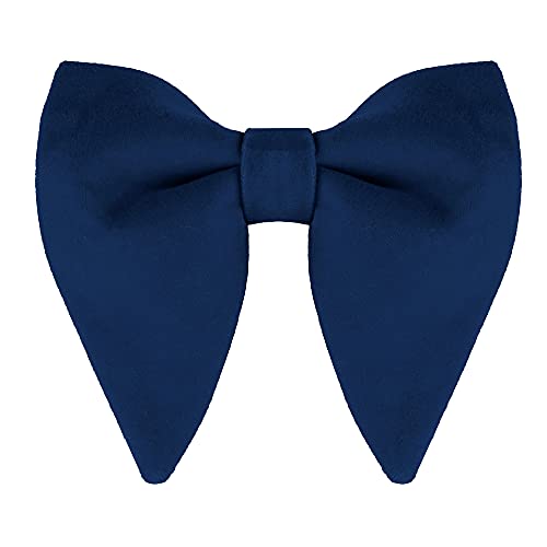 Nœud papillon en velours bleu Allegra K pour vos soirées de gala et mariages chic