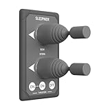 SidePower Panel, Dual Joystick Thruster Control 12/24V | Grey, Round Cutout, for Bow & Stern Thruster (SM8940G)