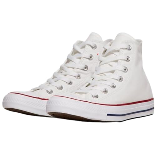 Mens Slip On Lace Up High Top Canvas Summer Trainers Pumps Sneakers Men Casual Comfy Shoes 6-11 (White, UK Footwear Size System, Adult, Men, Numeric, Medium, 9)