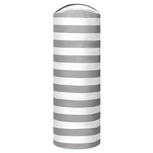 Stuffed Animal Storage Bean Bag Chair Cover for Kids, Stuffable Large Capacity Canvas Storage Bean Bag Easy Cleaning Zipper Closure Stuffed Toys for Organizing Children Plush Toys