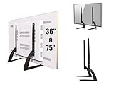 Suporte De Mesa Para Tv Base 36'' A 75'' Lcd Led oled qled Universal Samsung LG 42 43 48 50 55 58 60 65 70 75 Polegadas