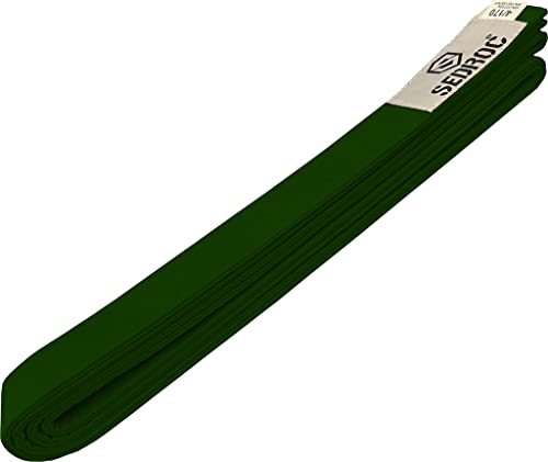 Sedroc Martial Arts Karate Rank Belts For Kids And Adults (1 (Length: 83"), Green) #TOP1