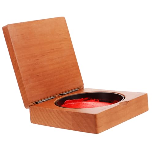 Caja de sello de madera de 3 piezas SHINEOFI para tinta de caligrafía 3