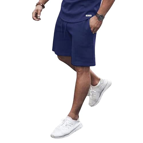 azlax Men's Smart Fit Cotton Shorts with Pockets | Loungewear Shorts | Outdoor Shorts-picture-31