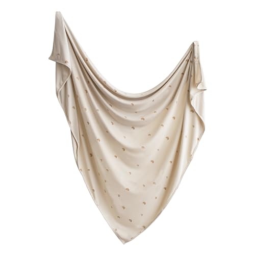 mushie Stretchy Baby Swaddle Blanket | Extra Soft...