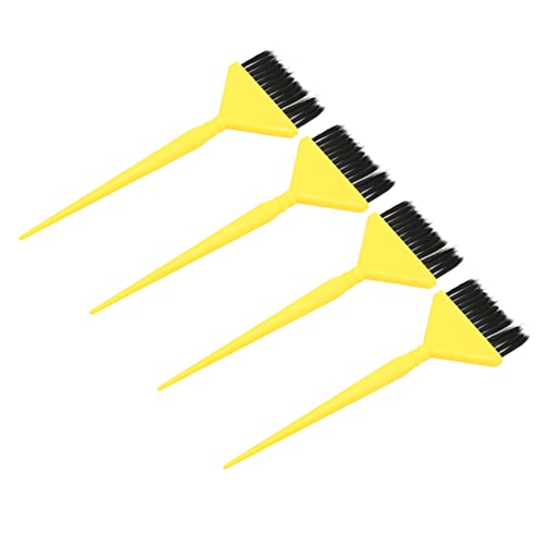 Pincel para Tintura de Cabelo, 4 PÇS Pincel para Tintura de Cabelo Portátil Reutilizável para Barbei