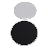 Generic Fitnessschieber Kompakte Kerngleiter Zum Arbeiten, Gleitscheiben Für Ganzkörpertraining, Trainingsgeräte mit Schaumstoffbeschichtung, Absmaterial Für Stabilität, Boden (GREY)