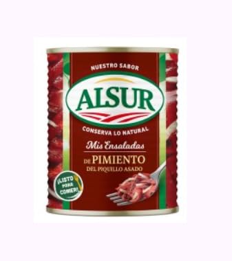 Ensalada de Pimientos Asados, Geröstete Paprikasalat, Konserve 1800g, 3er Pack