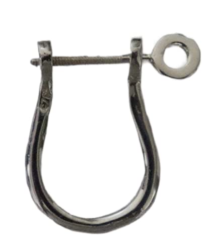 Sterling Silver Nautical Pirate Shackle Earring