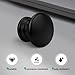 EZRENOVA 5 Pack Black Cabinet Knobs - 25mm (0.98