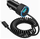 45W Chargeur Allume Cigare USB C avec Câble, Adaptateur Allume Cigare...