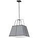 Dainolite TRA-181P-BK-GRY1 Light Grey Pendant