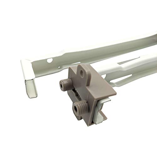 Gliderite 22-Inch Bottom Undermount Mount V-Notch Epoxy Euro Self Close Drawer Slides, 10 Pairs #TOP2