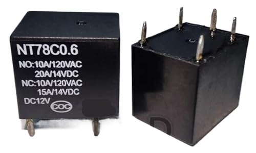 Relais 12V relais 5PIN NT78C0.6 pour remplacer un composant défectueux
