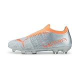 ULTRA 3.4 FG/AG Jr PUMA Ultra 3.4 FG/AG Jr, Zapatillas de fútbol, Diamond Silver Neon Citrus, 34 EU